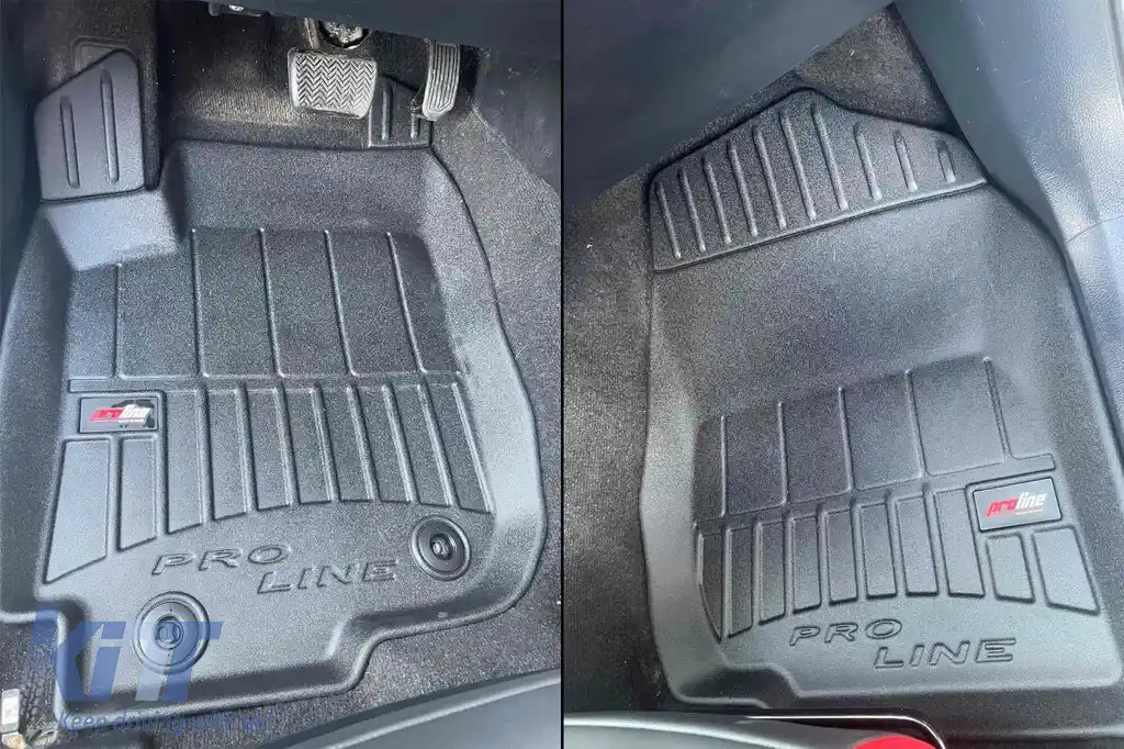 Mochete din cauciuc specifice, potrivite pentru Toyota Rav4 2013-2019, set de 3 piese, culoare neagră, cu garanție de 24 de luni din seria Frogum 3D ProLine.-image-6222386