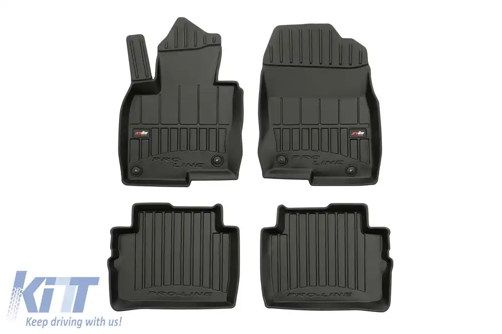 Mochete din cauciuc specifice, potrivite pentru Mazda CX-5 după 2017, set de 4 piese, culoare neagră, cu garanție de 24 de luni-image-6222405