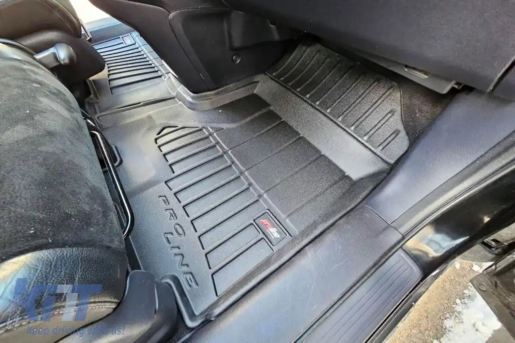 Mochete din cauciuc specifice, potrivite pentru Honda CR-V 2006-2011, din seria Frogum 3D ProLine, set de 3 piese, culoare neagră, cu garanție de 24 de luni-image-6222434