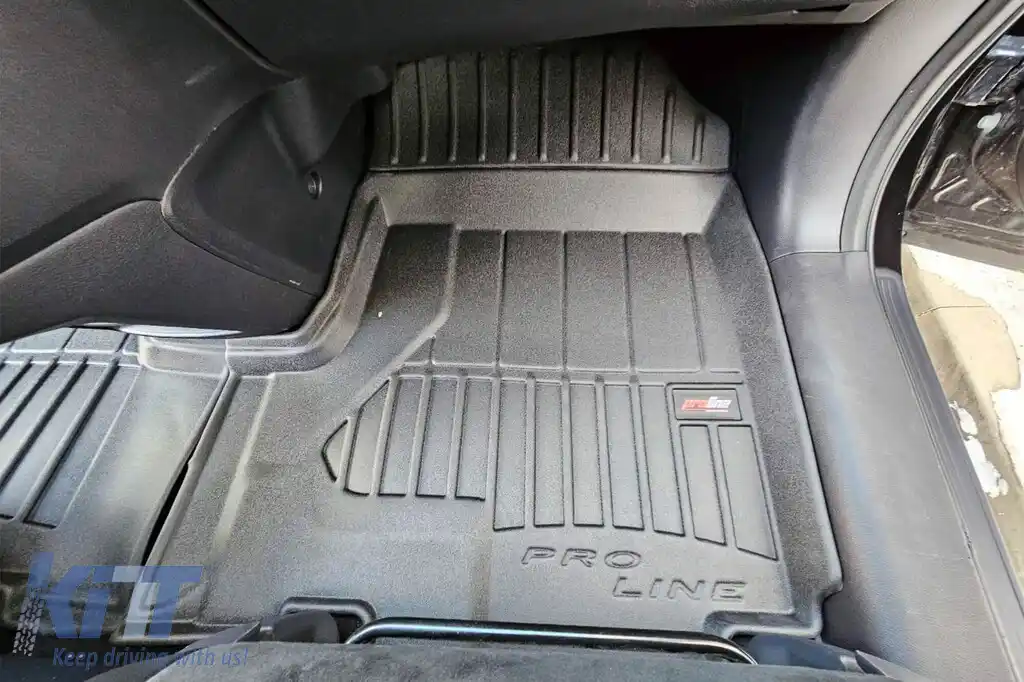 Mochete din cauciuc specifice, potrivite pentru Honda CR-V 2006-2011, din seria Frogum 3D ProLine, set de 3 piese, culoare neagră, cu garanție de 24 de luni-image-6222435