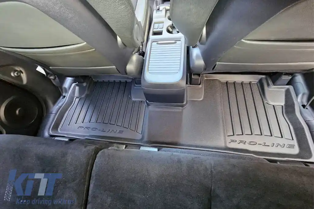 Mochete din cauciuc specifice, potrivite pentru Honda CR-V 2006-2011, din seria Frogum 3D ProLine, set de 3 piese, culoare neagră, cu garanție de 24 de luni-image-6222437