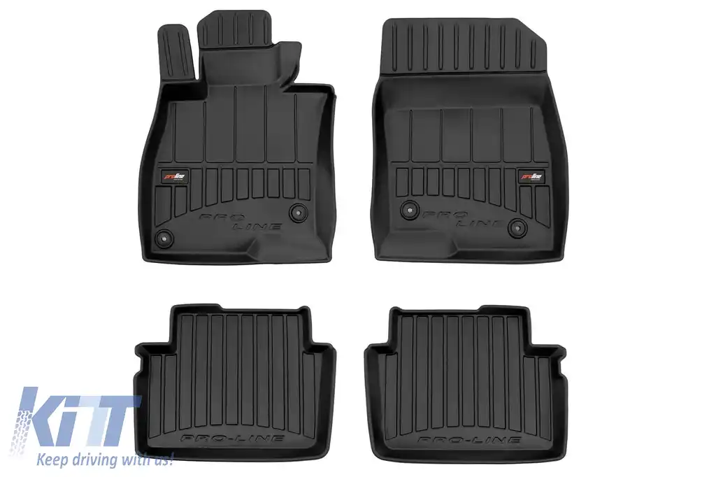 Mochete din cauciuc specifice, potrivite pentru Mazda 6 III wagon 2012-2016, după 2016, set de 4 piese, culoare neagră, cu garanție de 24 de luni