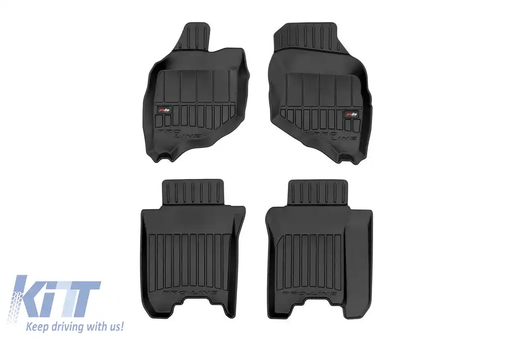 Mochete din cauciuc specifice, potrivite pentru Honda Jazz 2001-2008, set de 4 piese, culoare neagră, cu garanție de 24 de luni