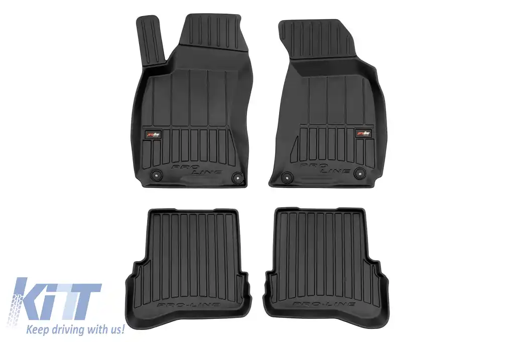 Mochete din cauciuc specifice, potrivite pentru Volkswagen Passat B5 1996-2005, set de 4 piese, culoare neagră, cu garanție de 24 de luni-image-6222583