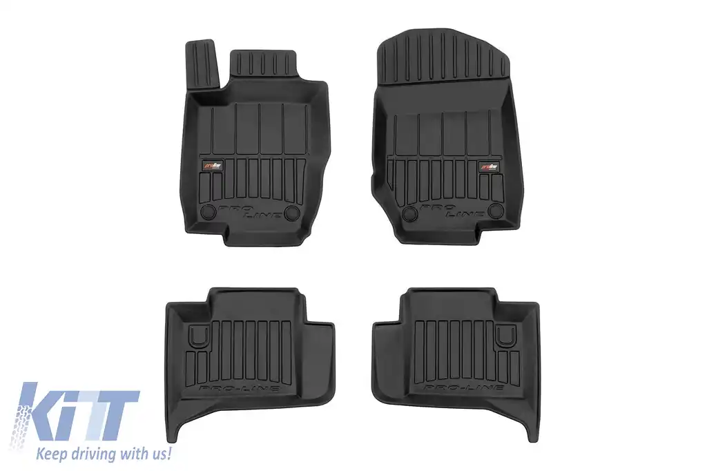 Mochete din cauciuc specifice, potrivite pentru Mercedes ML W164 2005-2011, set de 4 piese, culoare neagră, cu garanție de 24 de luni-image-6222690