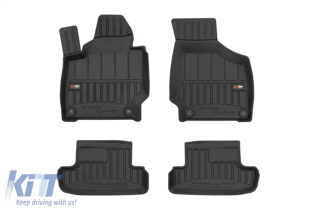 Mochete din cauciuc specifice, potrivite pentru Audi TT 2006-2014, set de 4 piese, culoare neagră, cu garanție de 24 de luni-image-6222723