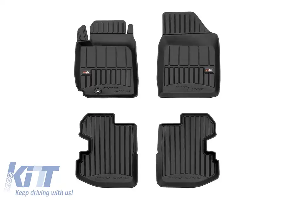 Mochete din cauciuc specifice, potrivite pentru Toyota Yaris I 1999-2005 3 uși, set de 3 piese, culoare neagră, cu garanție de 24 de luni-image-6222728