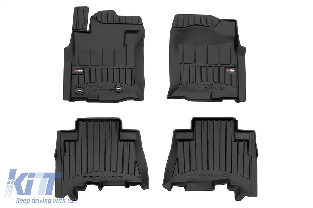 Mochete din cauciuc specifice, potrivite pentru seria Frogum 3D ProLine pentru Toyota Land Cruiser FJ150, 4Runner, Lexus LX după 2009, Toyota Land Cruiser J200 după 2007, set de 4 piese, culoare neagr