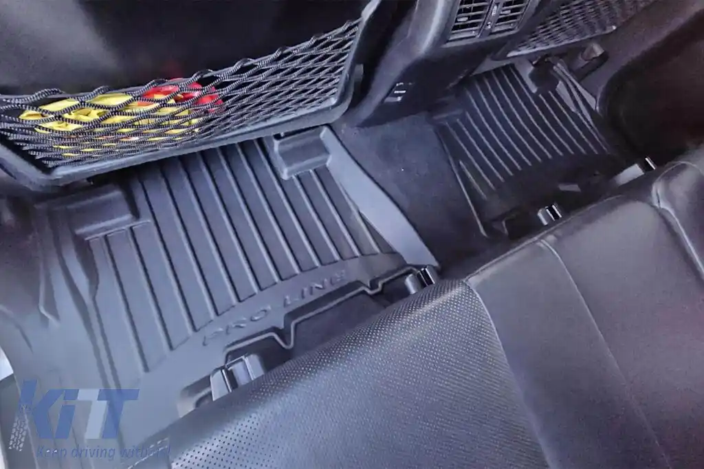 Mochete din cauciuc specifice, potrivite pentru seria Frogum 3D ProLine pentru Toyota Land Cruiser FJ150, 4Runner, Lexus LX după 2009, Toyota Land Cruiser J200 după 2007, set de 4 piese, culoare neagr-image-6222790