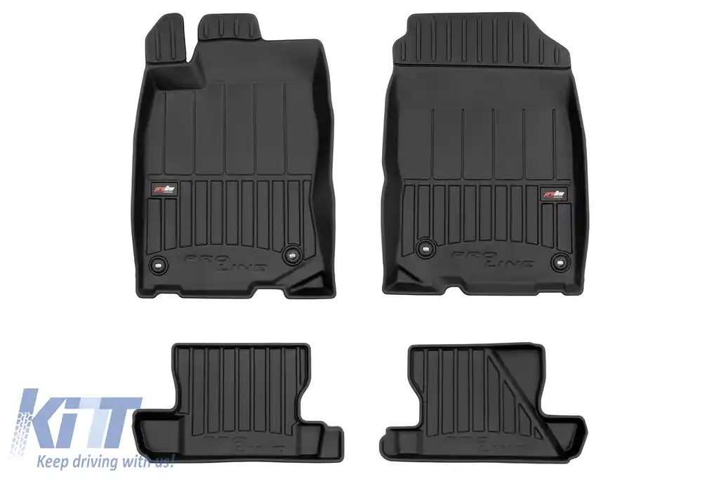 Mochete din cauciuc specifice, potrivite pentru Honda CR-Z hatchback 2010-2016, set de 4 piese, culoare neagră, cu garanție de 24 de luni