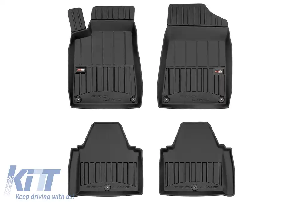 Mochete din cauciuc specifice, potrivite pentru Peugeot 607 1999-2010, set de 4 piese, culoare neagră, cu garanție de 24 de luni-image-6222840