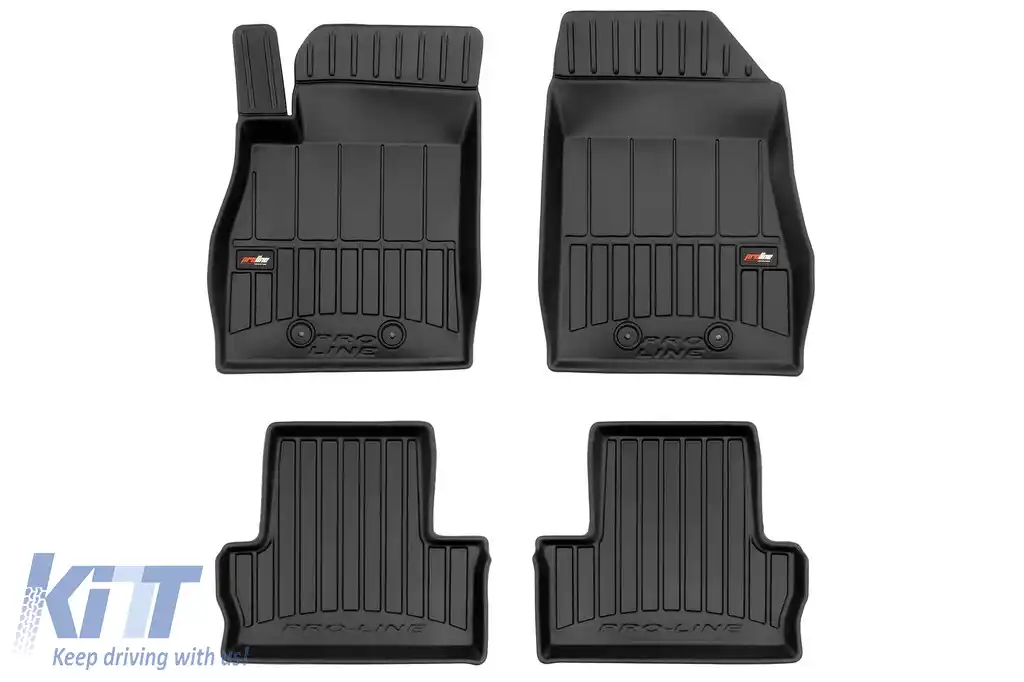 Mochete din cauciuc specifice, potrivite pentru Opel Ampera 2012-2014, set de 4 piese, culoare neagră, cu garanție de 24 de luni din seria Frogum 3D ProLine.-image-6222846