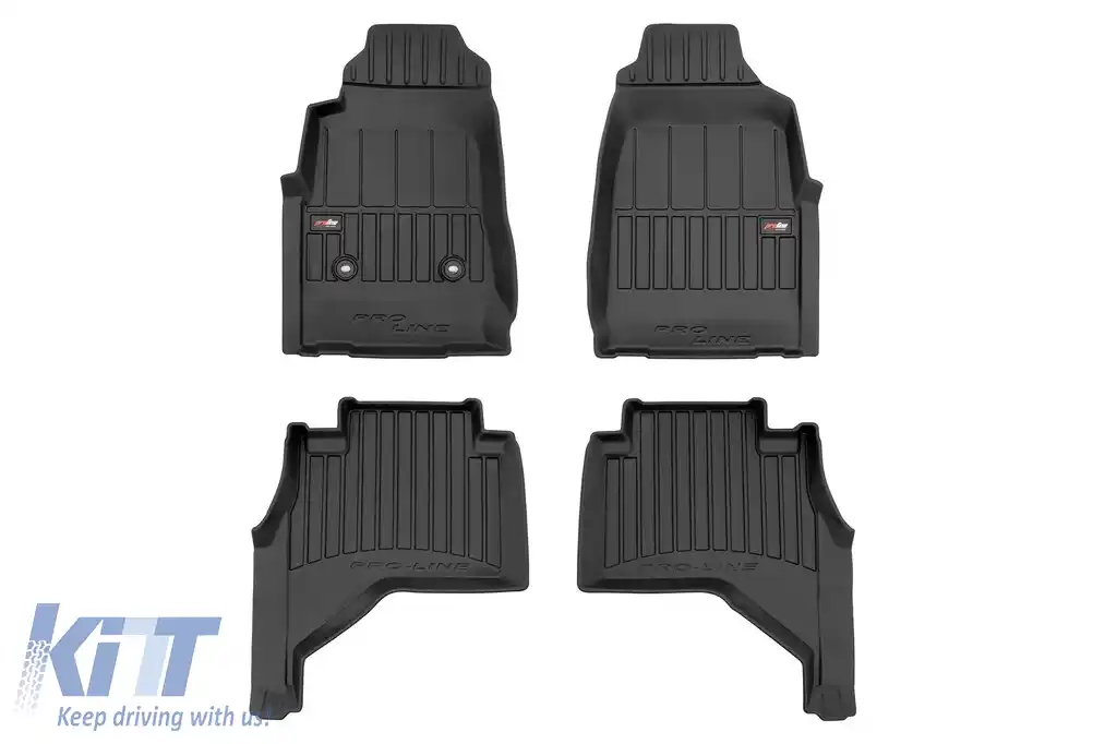 Mochete din cauciuc specifice, potrivite pentru Isuzu D-max 2011-2019, din seria Frogum 3D ProLine, set de 4 piese, culoare neagră, cu garanție de 24 de luni