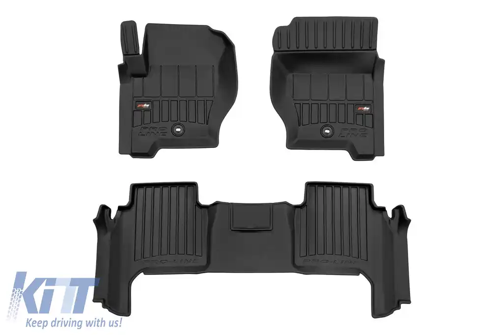 Mochete din cauciuc specifice, potrivite pentru Range Rover Sport I 2005-2013, din seria Frogum 3D ProLine, set de 3 piese, culoare neagră, cu garanție de 24 de luni-image-6222895