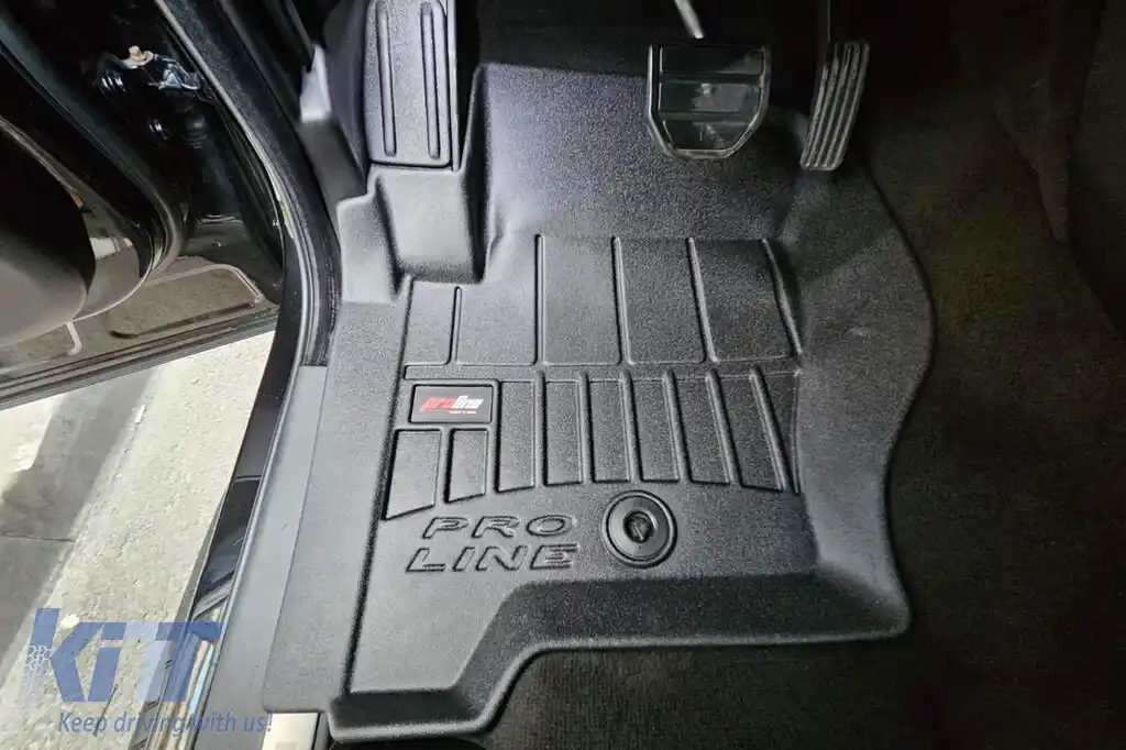 Mochete din cauciuc specifice, potrivite pentru Range Rover Sport I 2005-2013, din seria Frogum 3D ProLine, set de 3 piese, culoare neagră, cu garanție de 24 de luni-image-6222899