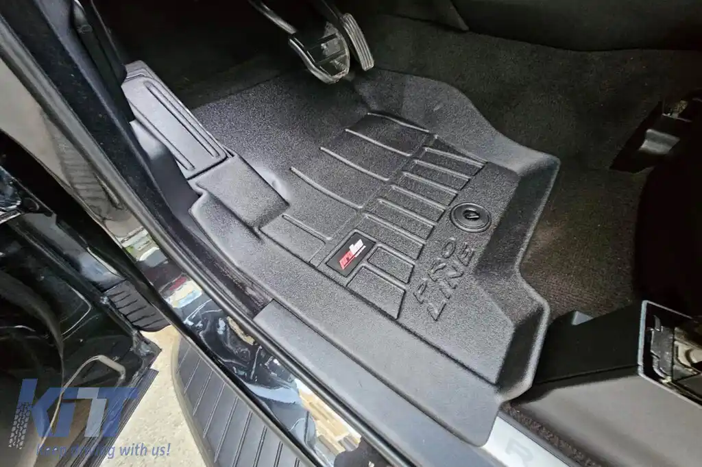 Mochete din cauciuc specifice, potrivite pentru Range Rover Sport I 2005-2013, din seria Frogum 3D ProLine, set de 3 piese, culoare neagră, cu garanție de 24 de luni-image-6222900