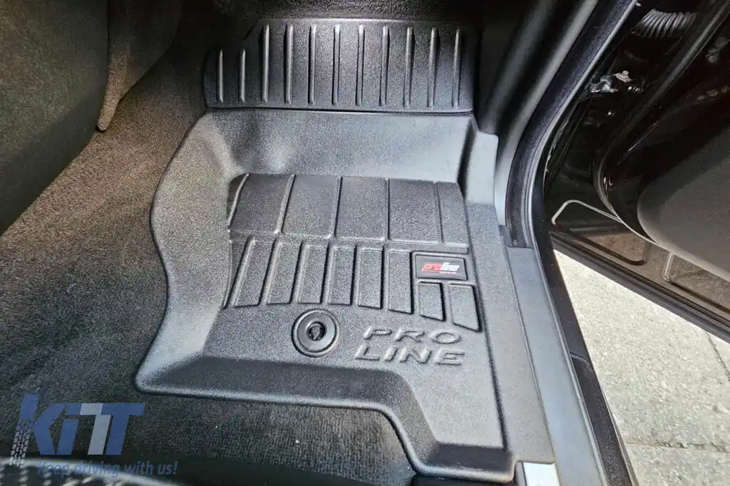 Mochete din cauciuc specifice, potrivite pentru Range Rover Sport I 2005-2013, din seria Frogum 3D ProLine, set de 3 piese, culoare neagră, cu garanție de 24 de luni-image-6222901