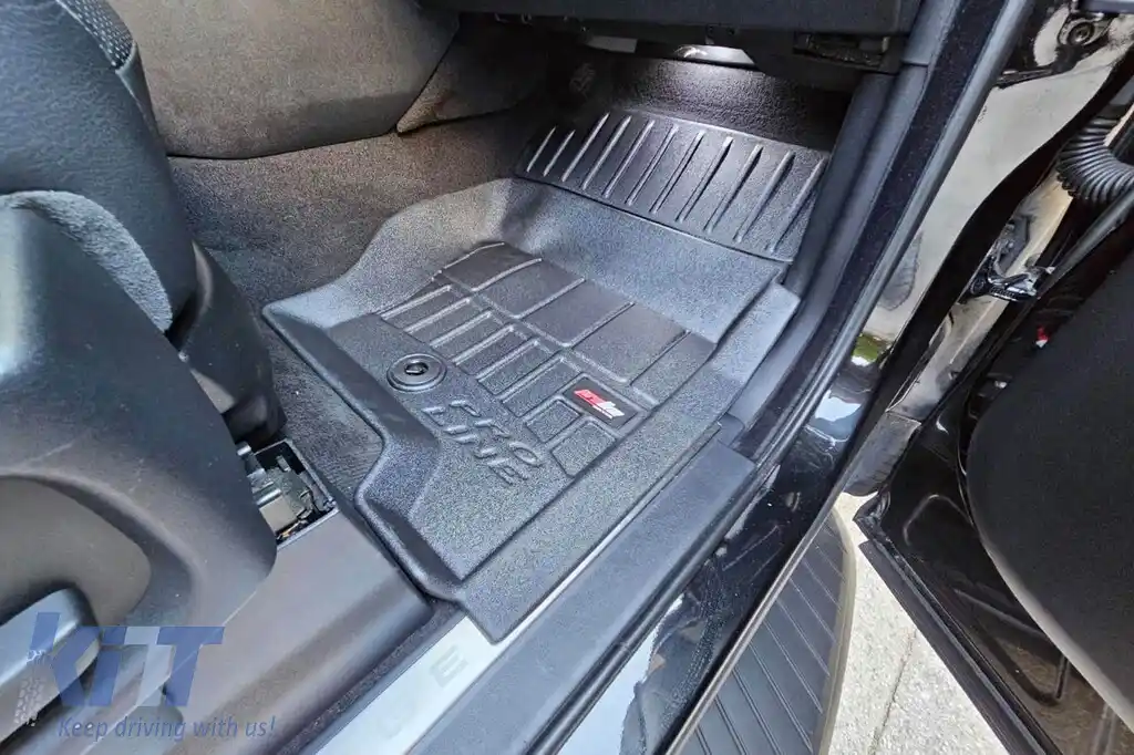 Mochete din cauciuc specifice, potrivite pentru Range Rover Sport I 2005-2013, din seria Frogum 3D ProLine, set de 3 piese, culoare neagră, cu garanție de 24 de luni-image-6222902