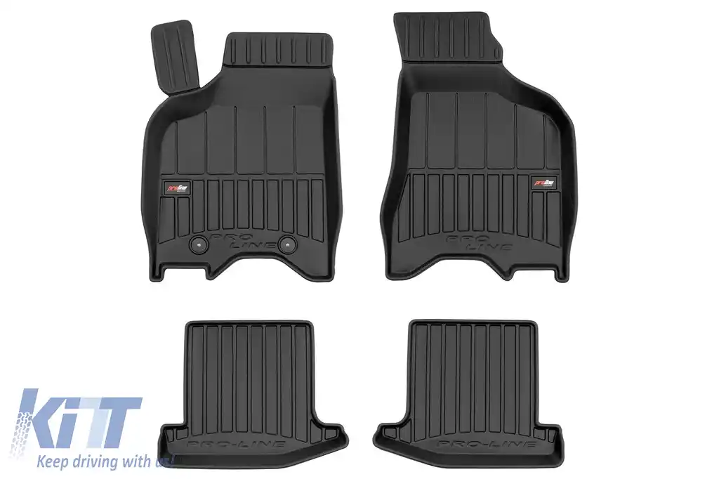Mochete din cauciuc specifice, potrivite pentru Volkswagen Lupo 1998-2005, set de 4 piese, culoare neagră, cu garanție de 24 de luni