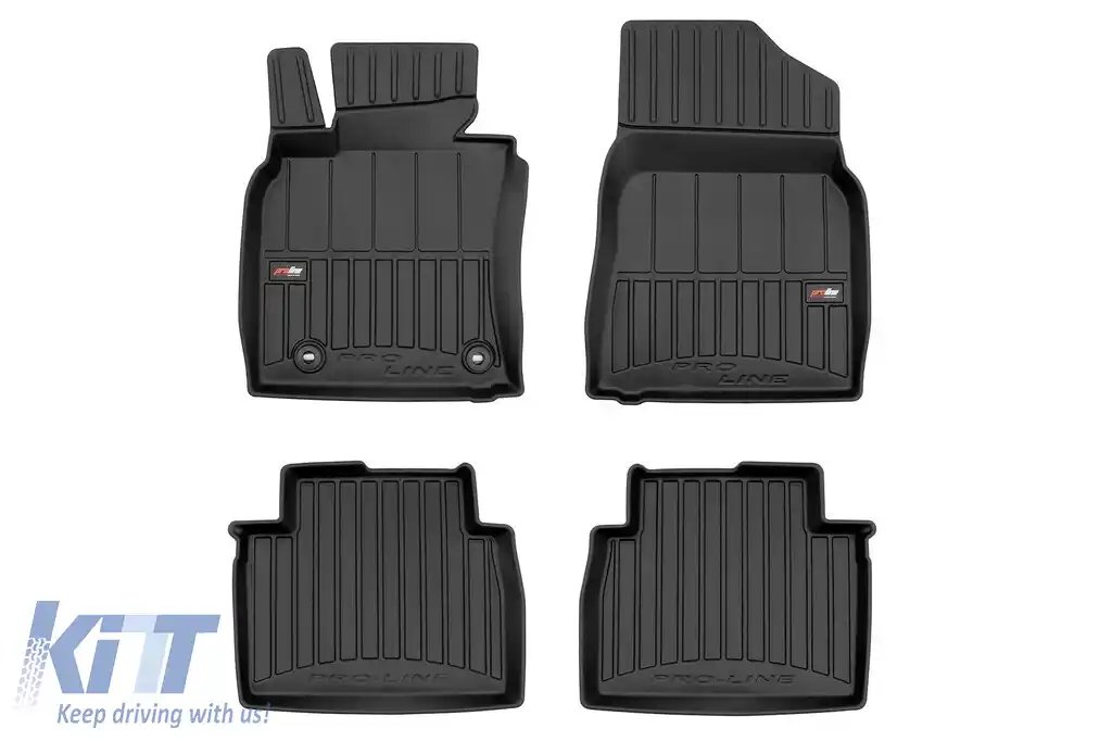 Mochete din cauciuc specifice, potrivite pentru Toyota Camry IX Hybrid după 2018, set de 4 piese, culoare neagră, cu garanție de 24 de luni-image-6223069