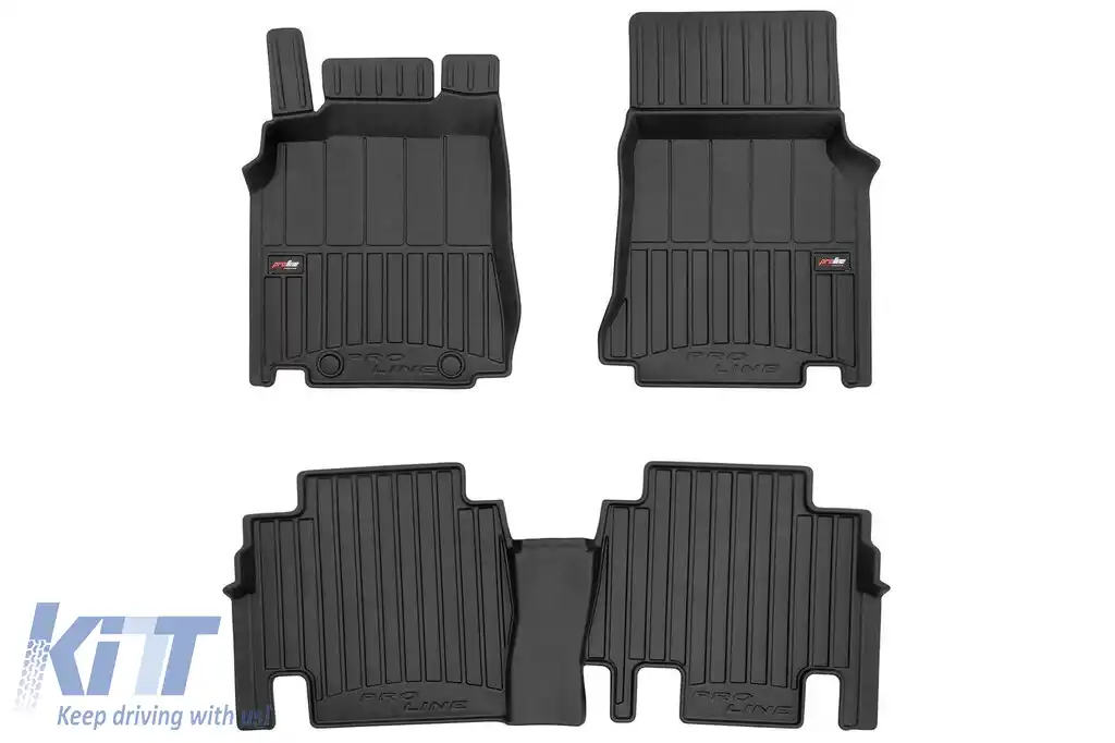 Mochete din cauciuc specifice, potrivite pentru Mercedes Vaneo W414 2002-2015, set de 3 piese, culoare neagră, cu garanție de 24 de luni-image-6223089