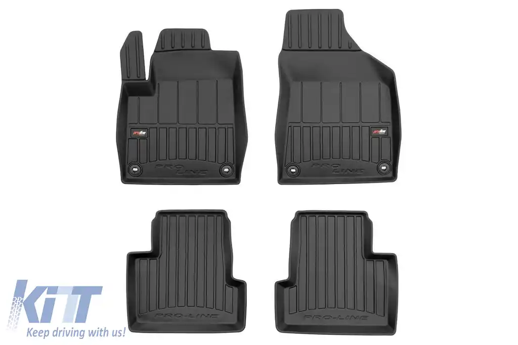 Mochete din cauciuc specifice, potrivite pentru Jeep Cherokee 2013-2023, set de 4 piese, culoare neagră, cu garanție de 24 de luni