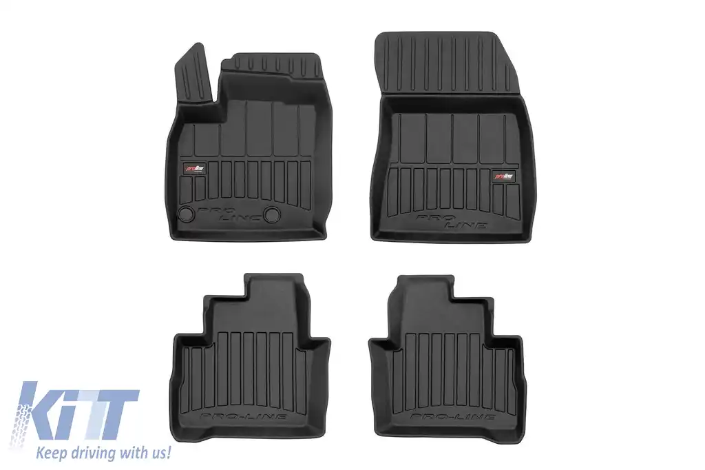 Mochete din cauciuc specifice, potrivite pentru Nissan Qashqai după 2021, set de 4 piese, culoare neagră, cu garanție de 24 de luni