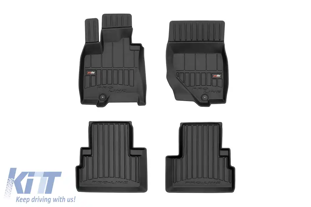 Mochete din cauciuc specifice, potrivite pentru Infiniti QX70 2013-2017, set de 4 piese, culoare neagră, cu garanție de 24 de luni