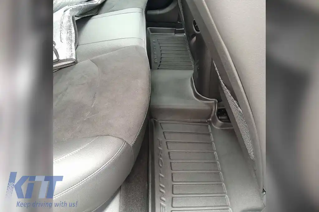 Mochete din cauciuc specifice, potrivite pentru KIA Proceed după 2018, set de 3 piese, culoare neagră, cu garanție de 24 de luni-image-6223613