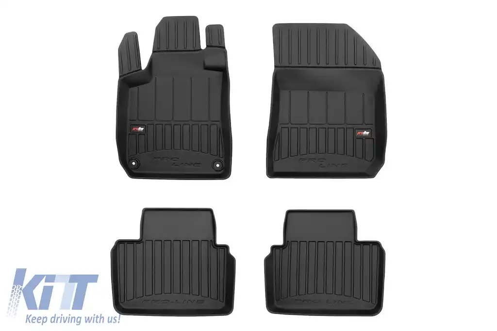 Mochete din cauciuc specifice, potrivite pentru Peugeot 308 wagon 2013-2021, set de 4 piese, culoare neagră, cu garanție de 24 de luni-image-6223615