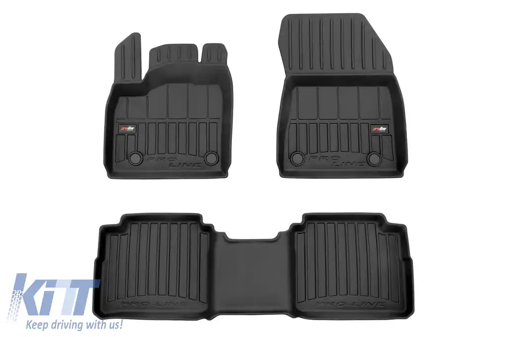 Mochete din cauciuc specifice, potrivite pentru Nissan X-Trail după 2021, set de 3 piese, culoare neagră, cu garanție de 24 de luni