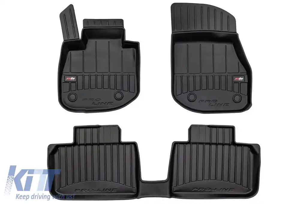 Mochete din cauciuc specifice, potrivite pentru BMW iX1 U12 după 2022, set de 3 piese, culoare neagră, cu garanție de 24 de luni