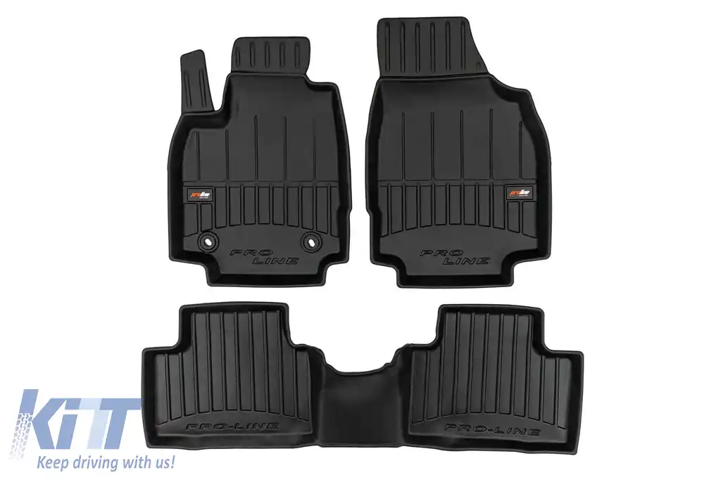 Mochete din cauciuc specifice, potrivite pentru seria Frogum 3D ProLine pentru MG 3 hatchback după 2024, set de 3 piese, culoare neagră, cu garanție de 24 de luni-image-6224169