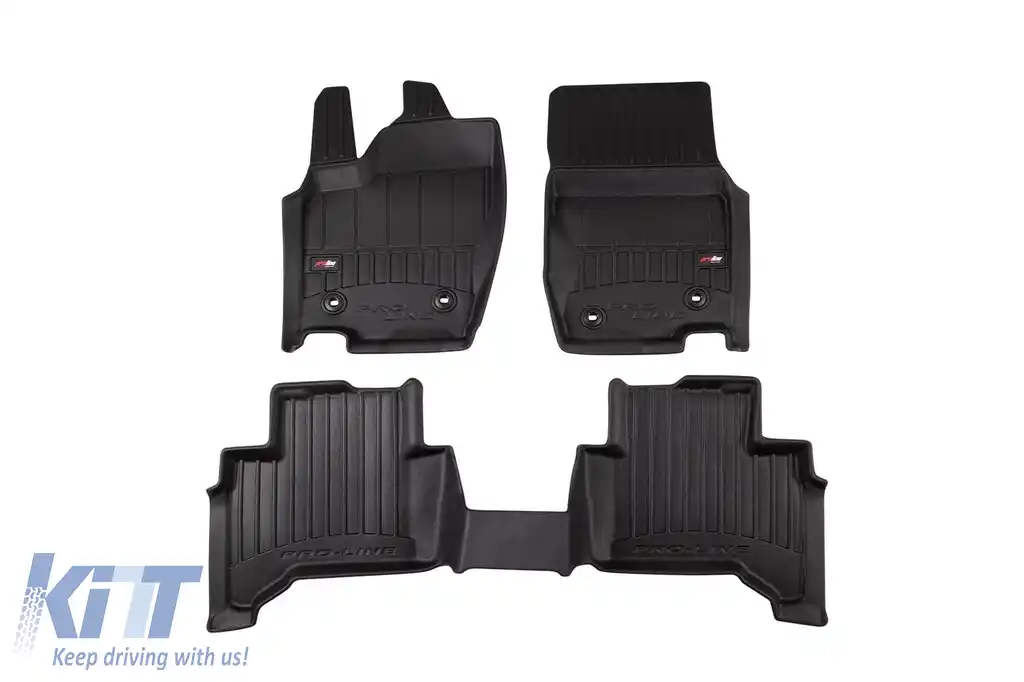 Mochete din cauciuc specifice, potrivite pentru Toyota Land Cruiser J250, după 2024, set de 3 piese, culoare neagră, cu garanție de 24 de luni-image-6224265
