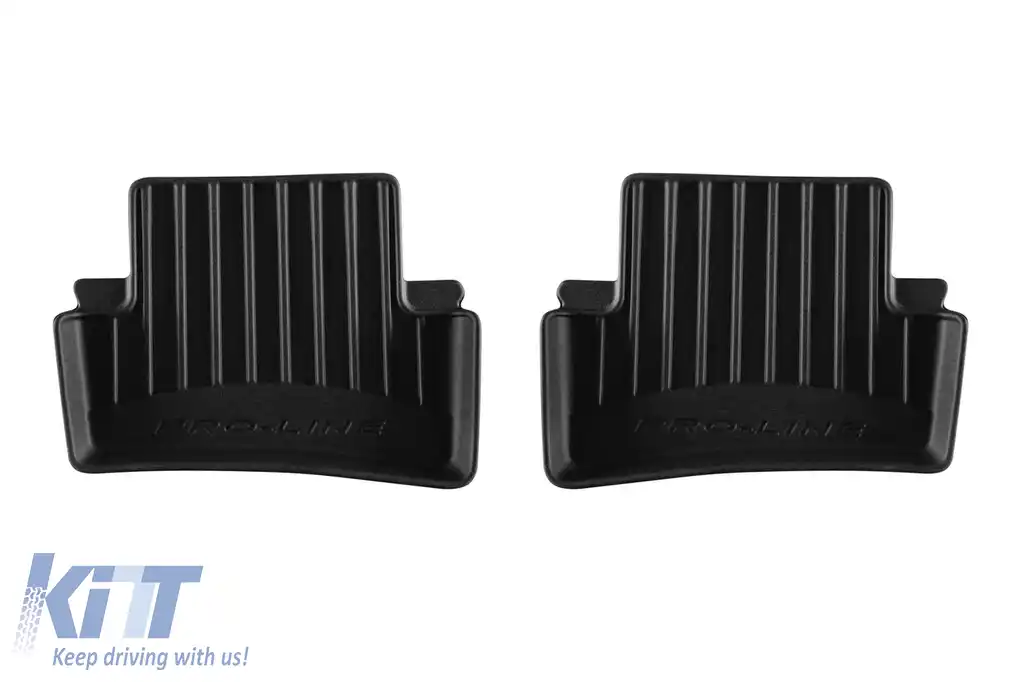 Mochete din cauciuc specifice, potrivite pentru Renault Clio 2012-2020, set de 4 piese, culoare neagră, cu garanție de 24 de luni din seria Frogum 3D ProLine.-image-6224349