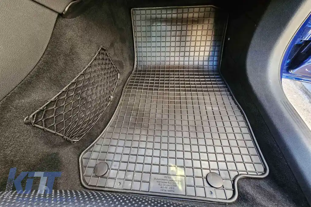 Mochete din cauciuc specifice, potrivite pentru Mercedes GLC X253, GLC coupe C253 după 2015, set de 4 piese, culoare neagră-image-6225159