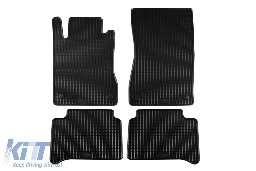 Mochete din cauciuc specifice, potrivite pentru Mercedes E class W211 2002-2009, CLS C219 2004-2010, set de 4 piese, culoare neagră