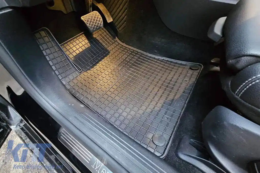 Mochete din cauciuc specifice, potrivite pentru Mercedes A class W177 după 2018, B class W247, CLA C118, CLA X118 Shootingbrake după 2019, GLA H247 după 2020, set de 4 piese, culoare neagră-image-6226095