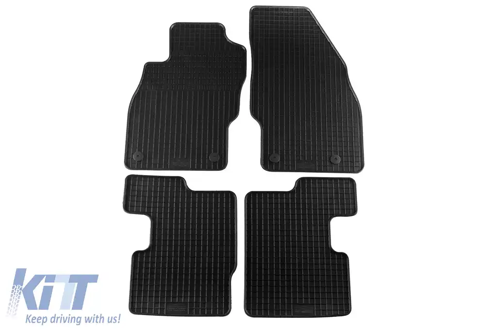 Mochete din cauciuc specifice, potrivite pentru Opel Corsa 2014-2019, set de 4 piese, culoare neagră
