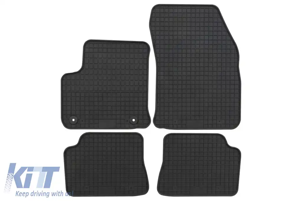 Mochete din cauciuc specifice, potrivite pentru Opel Corsa F Electric, Peugeot e-208 după 2020, Opel Mokka B Electric după 2021, set de 4 piese, culoare neagră-image-6226170