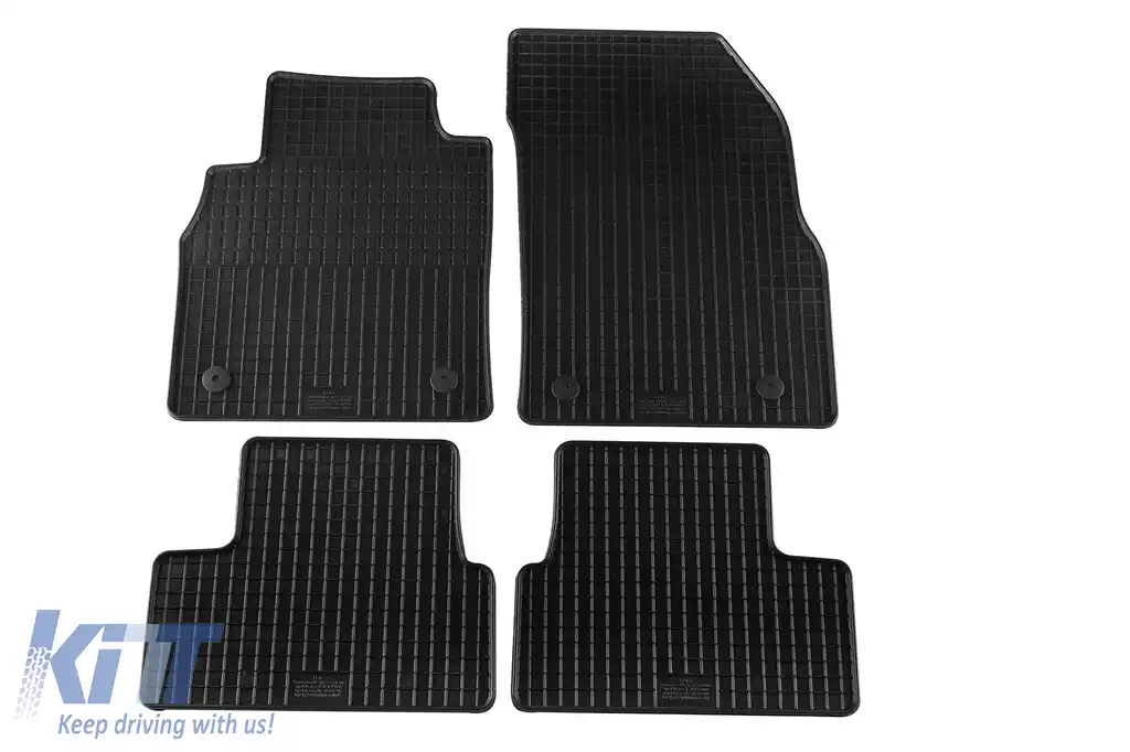 Mochete din cauciuc specifice, potrivite pentru Opel Astra J 2009-2015, Cascada după 2013, set de 4 piese, culoare neagră