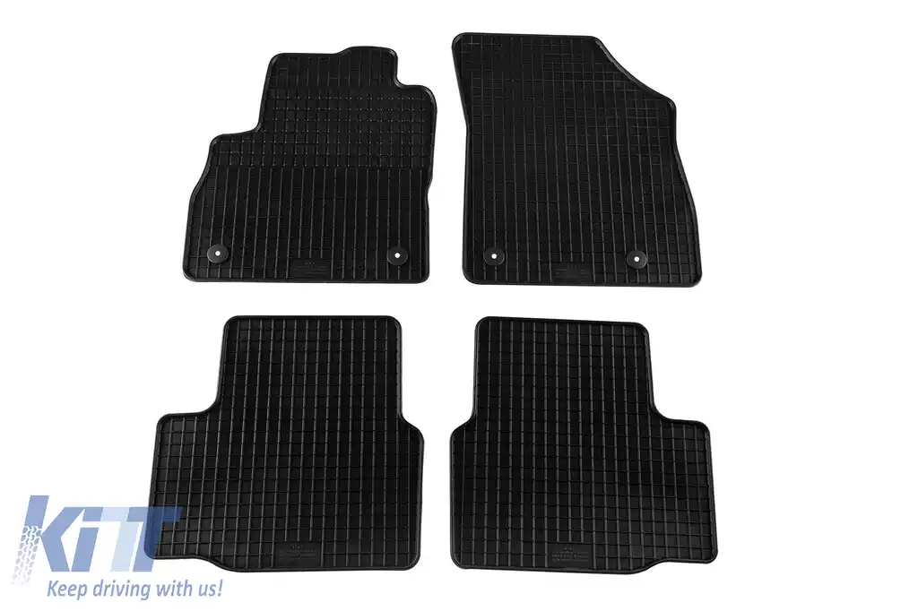 Mochete din cauciuc specifice, potrivite pentru Opel Astra K hatchback, wagon 2015-2021, set de 4 piese, culoare neagră