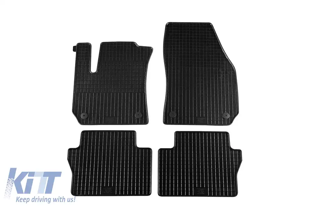 Mochete din cauciuc specifice, potrivite pentru Opel Zafira B 2005-2014, set de 4 piese, culoare neagră