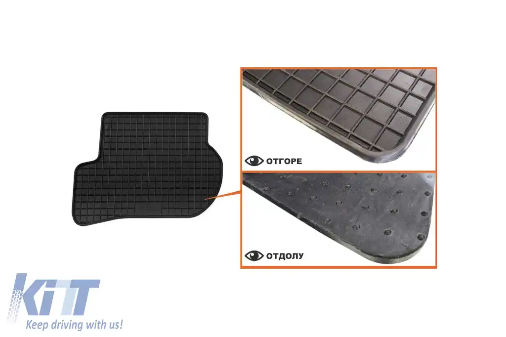 Mochete din cauciuc specifice, potrivite pentru Volkswagen Golf V 2003-2008, Golf VI 2008-2012, Jetta 2005-2010, Scirocco 2008-2017, Skoda Octavia sedan, wagon 2004-2013, set de 4 piese, culoare neagr-image-6226255