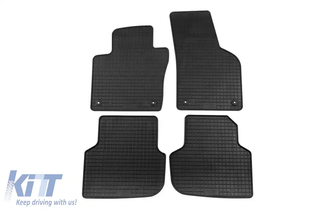 Mochete din cauciuc specifice, potrivite pentru VW Jetta după 2011, set de 4 piese, culoare neagră