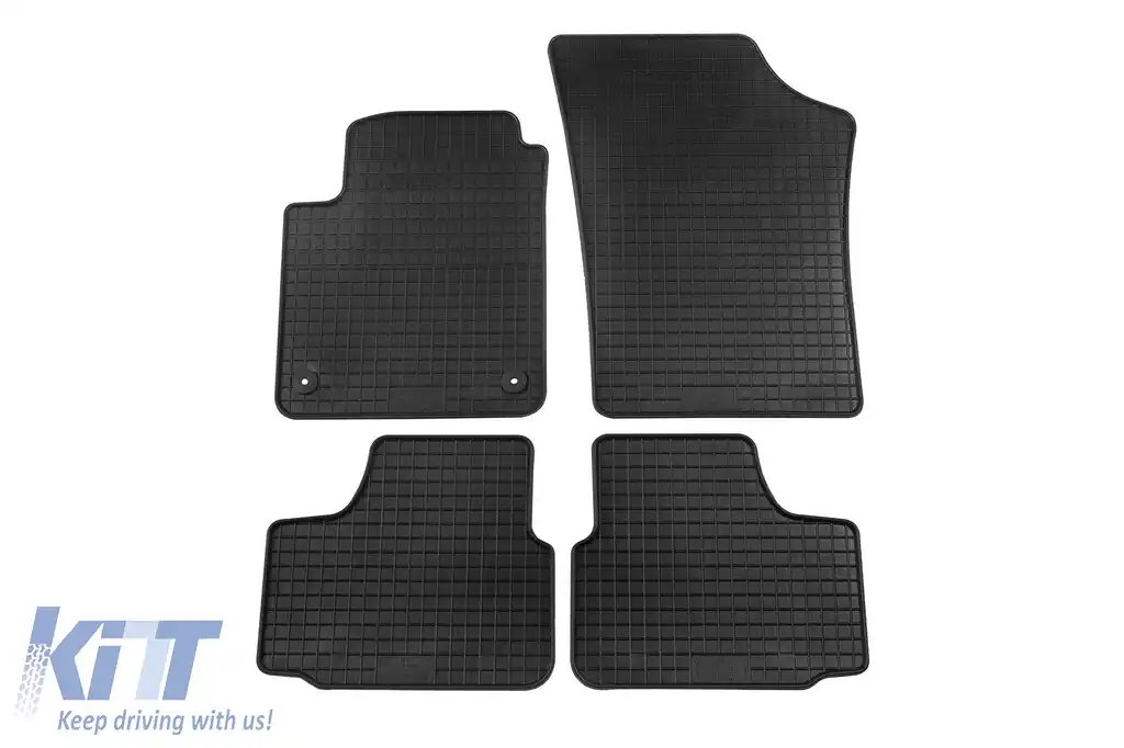 Mochete din cauciuc specifice, potrivite pentru Volkswagen Up, Cross Up, Skoda Citigo, Seat Mii după 2012, set de 4 piese, culoare neagră-image-6226328