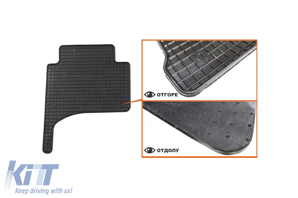 Mochete din cauciuc specifice, potrivite pentru VW Touareg, Porsche Cayenne 2002-2010, set de 4 piese, culoare neagră-image-6226343