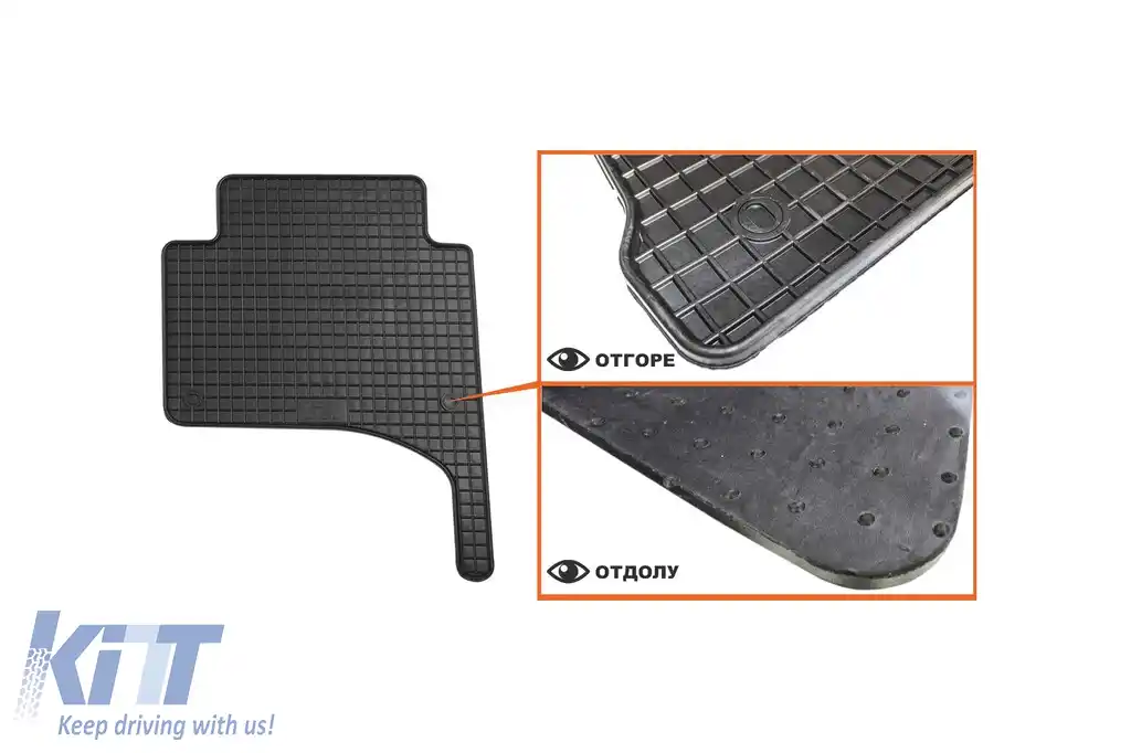 Mochete din cauciuc specifice, potrivite pentru VW Touareg, Porsche Cayenne 2002-2010, set de 4 piese, culoare neagră-image-6226344