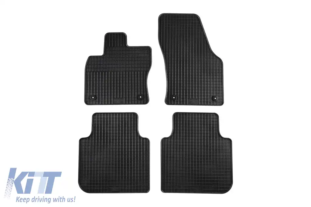 Mochete din cauciuc specifice, potrivite pentru Volkswagen Tiguan Allspace, Skoda Kodiaq după 2017, Seat Tarraco după 2019, set de 4 piese, culoare neagră