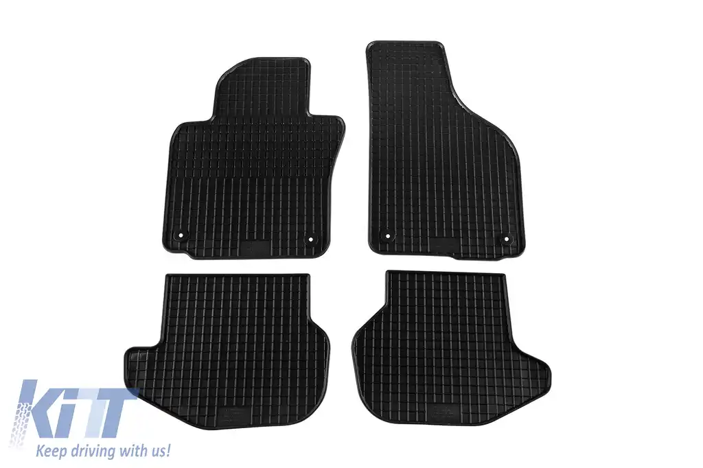 Mochete din cauciuc specifice, potrivite pentru VW Eos 2006-2016, set de 4 piese, culoare neagră